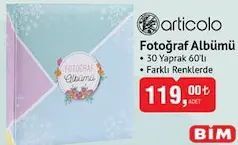 ARTİCOLO FOTOĞRAF ALBÜMÜ 30 YAPRAK 60'LI